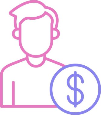 Hile Satırı İki Renk Simgesi