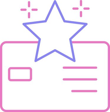 Sadakat Kartı Satırı 2 Renk Simgesi