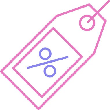 Yüzdelik Satır İki Renk Simgesi