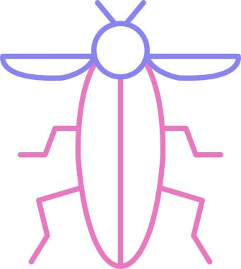 Böcek Satırı 2 Renk Simgesi