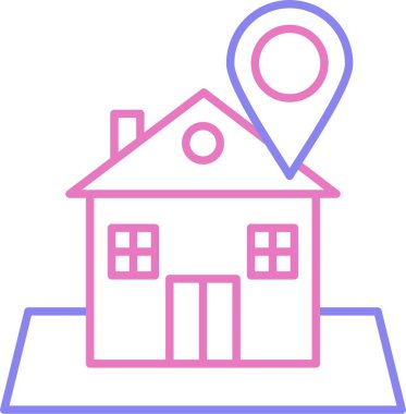 Konum Satırı İki Renk Simgesi