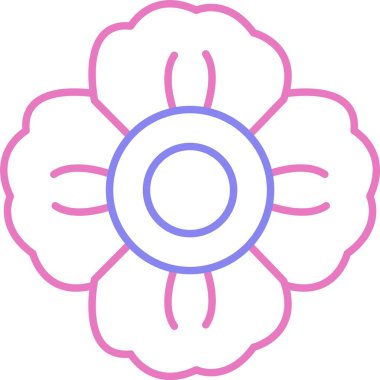 Mallow Satır İki Renk Simgesi