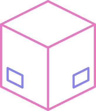 Kutu Satırı İki Renk Simgesi