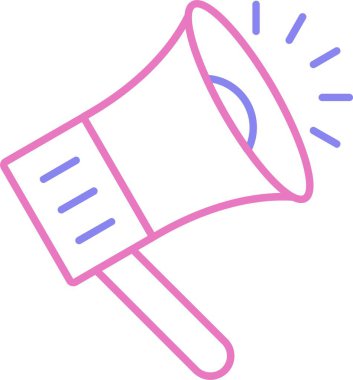 Duyuru Satırı İki Renk Simgesi