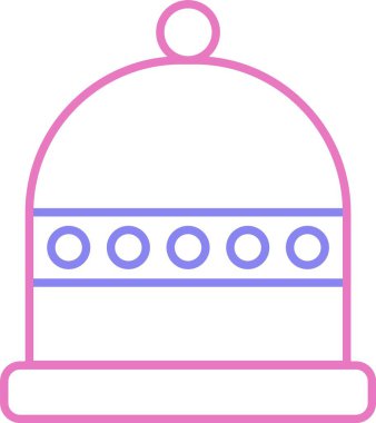 Fasulye Çizgisi İki Renk Simgesi