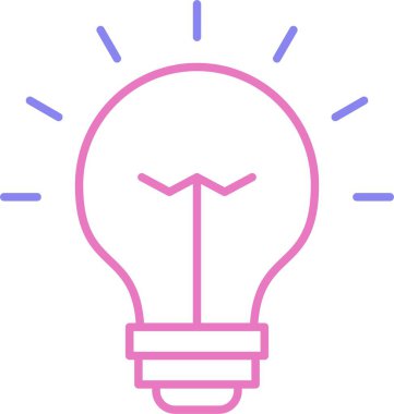 Fikir Satırı İki Renk Simgesi