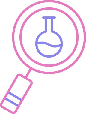 Araştırma Satırı İki Renk Simgesi