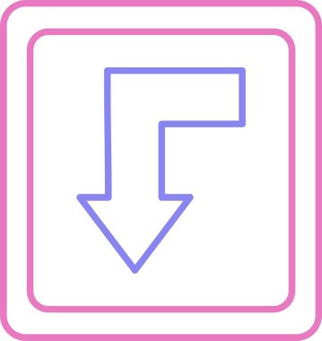 Arka Satır İki Renk Simgesi