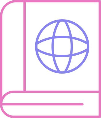 Ansiklopedi Satır 2 Renk Simgesi