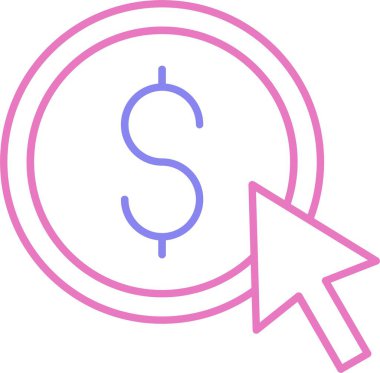 Tıklama Satırı 2 Renk Simgesine Öde