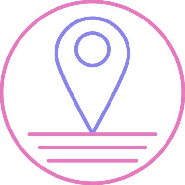 Adres Satırı İki Renk Simgesi