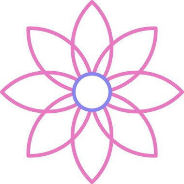 Karahindiba Çizgisi İki Renk Simgesi