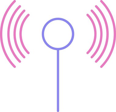 Wifi Satırı İki Renk Simgesi