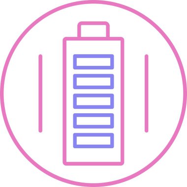 Batarya Hattı İki Renk Simgesi