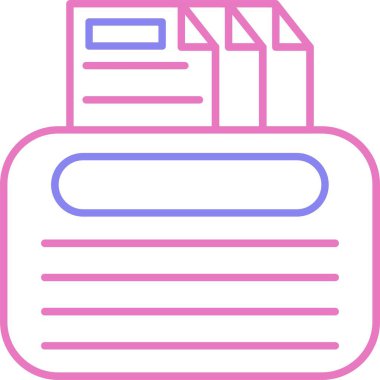 Kabine Satırı İki Renk Simgesi