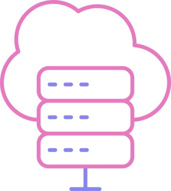 Yedekleme Satırı İki Renk Simgesi