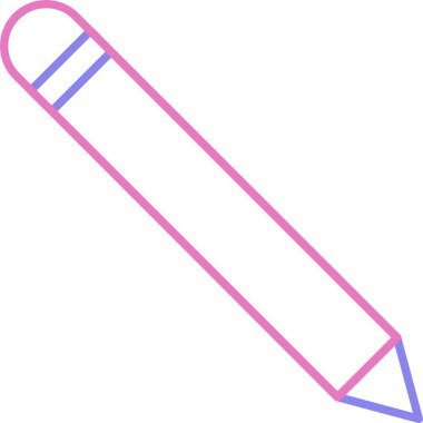 Kalem Satırı İki Renk Simgesi