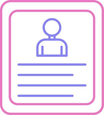 Müfredat Vitae Satır 2 Renk Simgesi