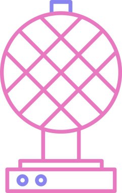 Waffle Demir Hattı İki Renk Simgesi