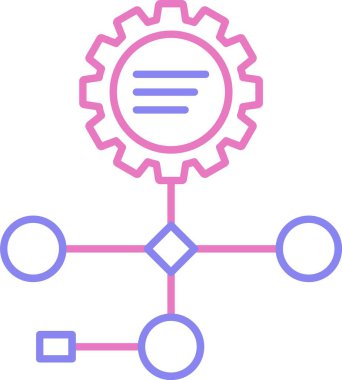 Çalışma Satırı İki Renk Simgesi