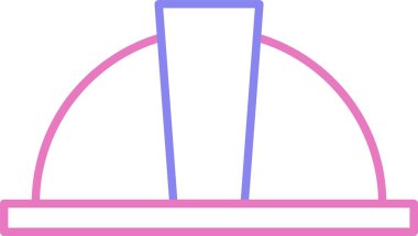 Sert Şapka Satırı 2 Renk Simgesi