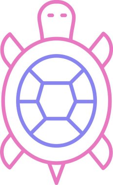 Kaplumbağa Hattı İki Renk Simgesi