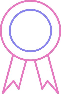 Ödül Satırı İki Renk Simgesi