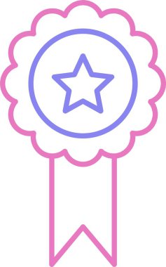 Kalite Satırı İki Renk Simgesi