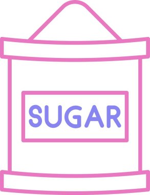 Şeker Torbası Satırı 2 Renk Simgesi