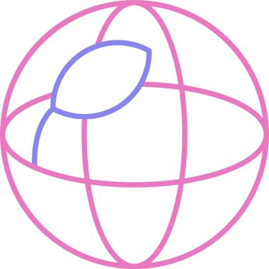 Çevre dostu Satırı İki Renk Simgesi