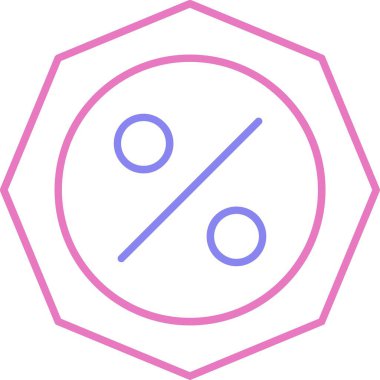 İndirim Satırı İki Renk Simgesi