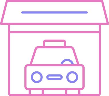 Garaj Hattı İki Renk Simgesi