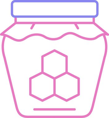 Bal Satırı İki Renk Simgesi