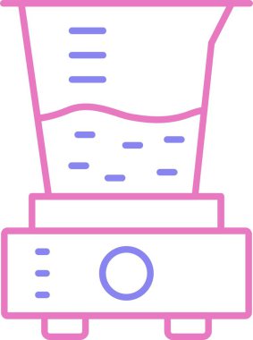 Meyve sıkacağı Satırı İki Renk Simgesi