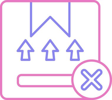 Satır Dışı 2 Renk Simgesi