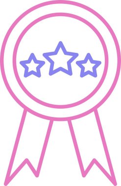 Kalite Satırı İki Renk Simgesi