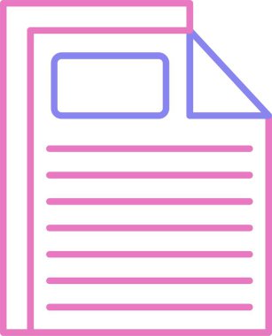 Dosya Satırı İki Renk Simgesi