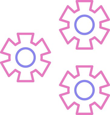 Yönetim Satırı İki Renk Simgesi