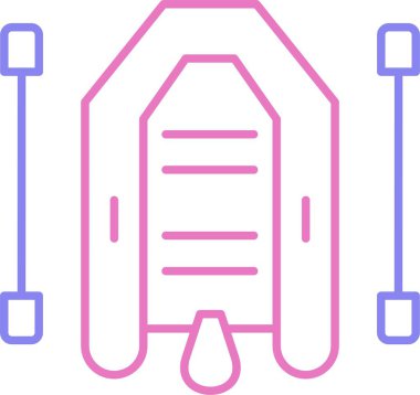 Salt Çizgisi İki Renk Simgesi