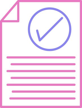 Kontrol Listesi İkinci Renk Simgesi