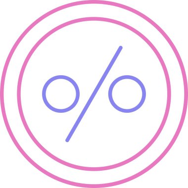 Etiket Satırı İki Renk Simgesi