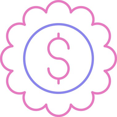 Maliyet Satırı İki Renk Simgesi