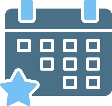 Olay Kabartması İki Renk Simgesi