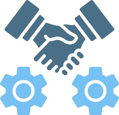 İlişki Kabartması İki Renk Simgesi