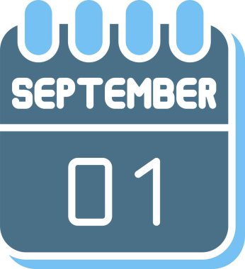 31 Eylül Glyph İki Renk Simgesi