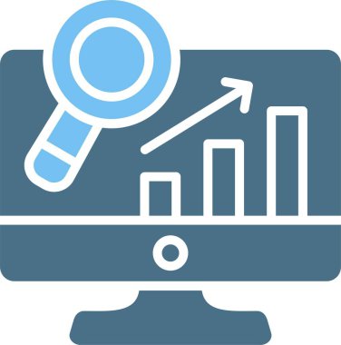 Veri Analizi İki Renk Simgesi