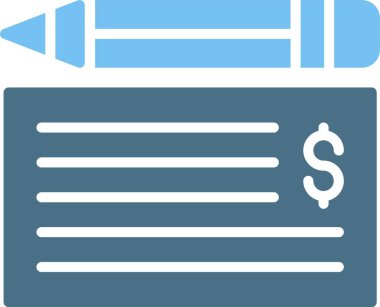 Banka Denetimi Kabartma İki Renk Simgesi