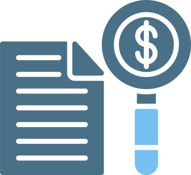 Finans Kabartması İki Renk Simgesi