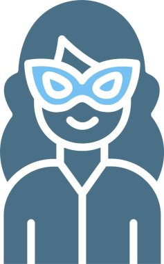 Kahraman Kabartması İki Renk Simgesi