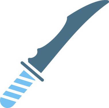 Katana Kabartma İki Renk Simgesi